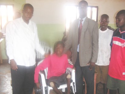 Now IN his wheelchair too!